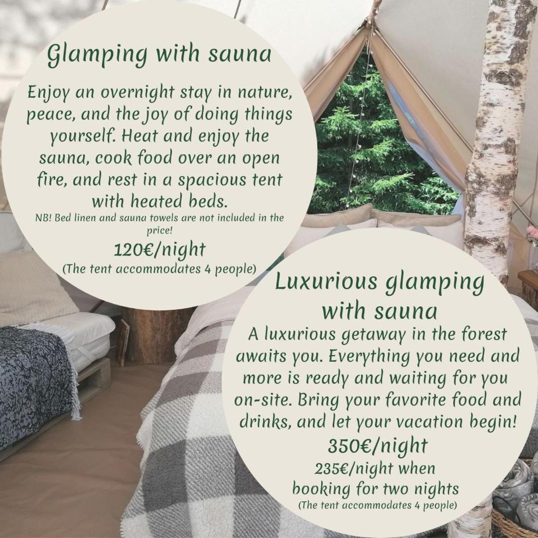 Kuusehaldja Glamping Hotel Kohila Bagian luar foto